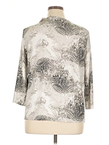 Easywear by Chico's 3/4 Sleeve T-Shirt (view 2)
