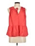 A New Day Red Sleeveless Blouse Size M - photo 1