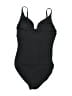 Popilush Solid Black One Piece Swimsuit Size S - photo 2