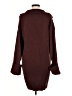 Dee Elly Burgundy Poncho Size M - photo 2