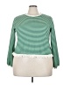 Shein Stripes Green Pullover Sweater Size 3X - photo 1