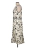 Talbots 100% Polyester Print Ivory Cocktail Dress Size 12 - photo 5