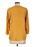 ModCloth 100% Polyester Yellow 3/4 Sleeve Blouse Size L - photo 2