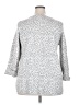 Cynthia Rowley TJX Animal Print Silver Pullover Sweater Size 2X - photo 2