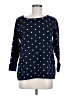 Cynthia Rowley TJX Polka Dots Blue Pullover Sweater Size M - photo 1