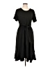 Unbranded Solid Black Casual Dress Size L - photo 1