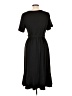 Unbranded Solid Black Casual Dress Size L - photo 2