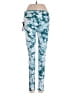 South Beach Print Teal Active Pants Size XS - photo 1