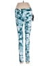 South Beach Print Teal Active Pants Size XS - photo 2