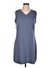 BYRIVER Solid Gray Casual Dress Size L - photo 1