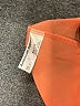 American Apparel 100% Polyester Orange Short Sleeve Blouse Size M - photo 7