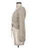 BB Dakota by Steve Madden Metallic Silver Pullover Sweater Size S - photo 5