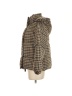 Mango Checkered-gingham Brown Jacket Size XS - photo 5