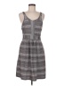 Tehama Stripes Gray Casual Dress Size M - photo 1