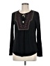 Charlotte Russe Black Long Sleeve Top Size M - photo 1