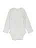 Carter's Solid Gray Long Sleeve Onesie 0-3 MO / 3 MO - photo 2