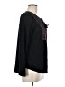 Charlotte Russe Black Long Sleeve Top Size M - photo 4