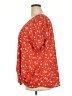 West Kei 100% Polyester Red Short Sleeve Blouse Size 2X - photo 5