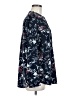 Hilary Radley 100% Polyester Floral Blue Long Sleeve Blouse Size M - photo 4