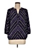 Dana Buchman 100% Polyester Purple 3/4 Sleeve Blouse Size M - photo 1