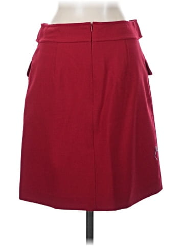 Brooks Brothers Red Fleece Wool Skirt (view 2)