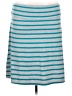 Faded Glory Stripes Teal Casual Skirt Size L - photo 1