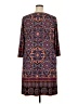 Wisp Paisley Brown Casual Dress Size 18 - photo 2