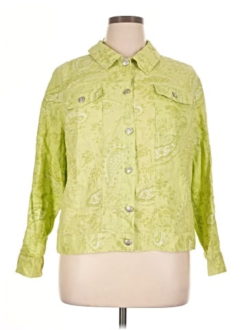 Carole Little 3/4 Sleeve Button-Down Shirt (view 1)