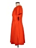 AB Studio Solid Orange Casual Dress Size 8 - photo 5