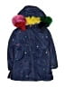 BOdeBO 100% Polyester Hearts Blue Raincoat Size 7 - photo 1