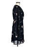 Lush 100% Polyester Floral Black Casual Dress Size M - photo 4