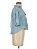 Zara Blue 3/4 Sleeve Button-Down Shirt Size XS - photo 4