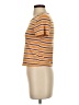 Basics Stripes Orange Short Sleeve Turtleneck Size S - photo 5