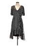 Calvin Klein 100% Polyester Polka Dots Black Cocktail Dress Size 10 - photo 1