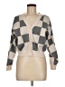 Willow & Wind Checkered-gingham Gray Cardigan Size M - photo 1