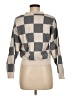 Willow & Wind Checkered-gingham Gray Cardigan Size M - photo 2