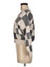 Willow & Wind Checkered-gingham Gray Cardigan Size M - photo 5