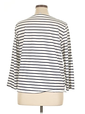 J.Crew Factory Store 3/4 Sleeve Top (view 2)