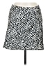 Polly Animal Print Gray Casual Skirt Size 6 - photo 1