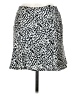 Polly Animal Print Gray Casual Skirt Size 6 - photo 2