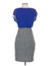 En Focus Studio Houndstooth Blue Cocktail Dress Size 4 - photo 2
