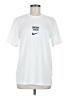 Nike 100% Polyester White Active T-Shirt Size M - photo 1