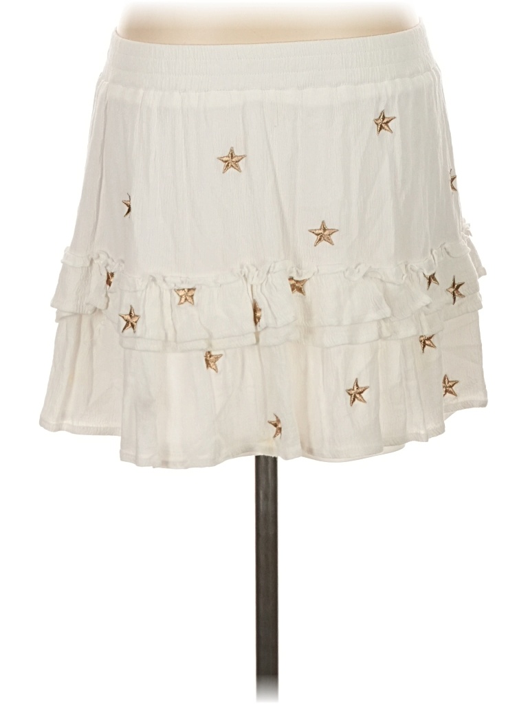Pre-owned Storia Casual Skirt In Ivory