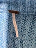 Free People Blue Pullover Sweater Size S - photo 7