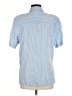 Assorted Brands Stripes Blue Short Sleeve Button-Down Shirt Size EU 40 / US 10 - photo 2