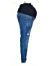 Haute Mama Blue Jeans Size XL Maternity - photo 4