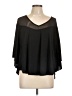 Soda Blu Black 3/4 Sleeve Blouse Size L - photo 1