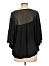 Soda Blu Black 3/4 Sleeve Blouse Size L - photo 2