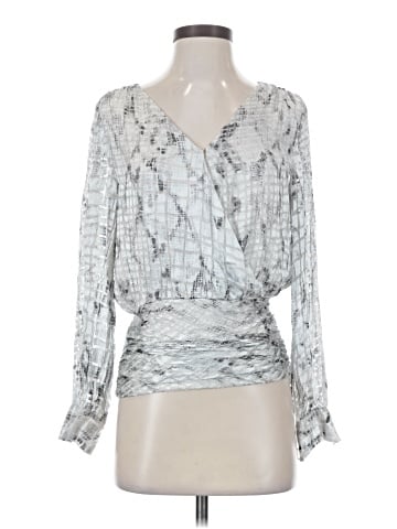 White House Black Market Long Sleeve Blouse (view 1)