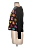 Joseph A. Floral Black Pullover Sweater Size L - photo 5